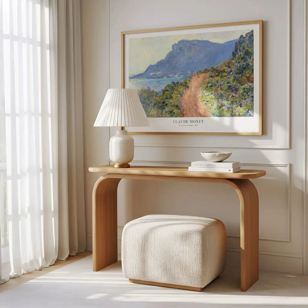 Claude Monet – La Corniche près de Monaco Affiche
