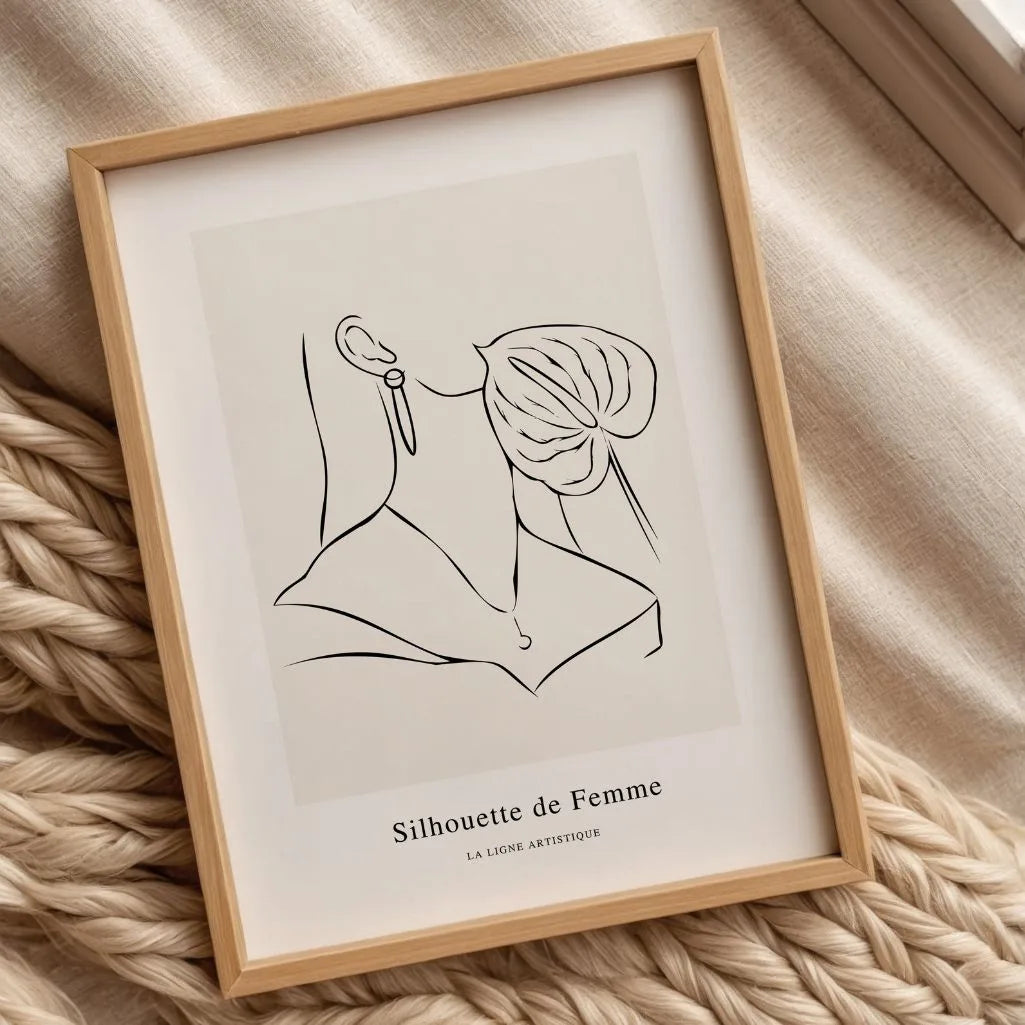 Affiche – Fleur de féminité