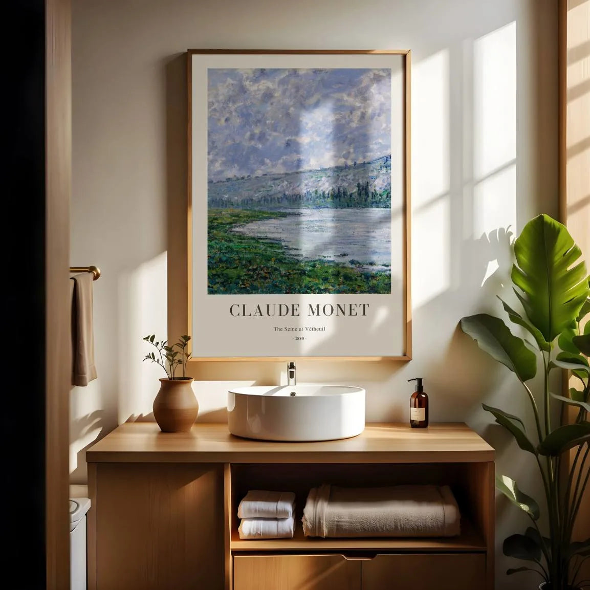 Affiche Claude Monet – La Seine à Vétheuil