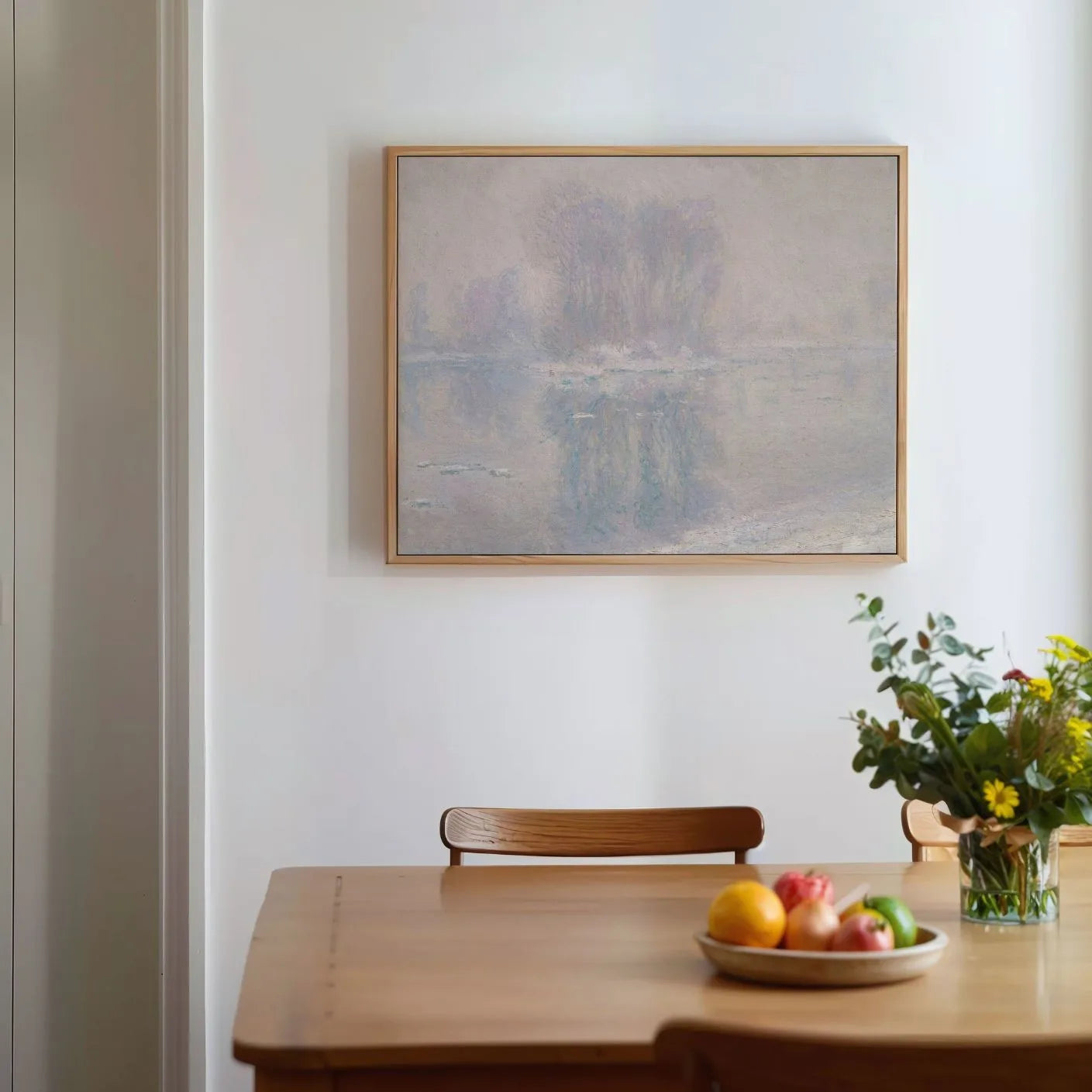 Framed Canvas Print Ice Floes