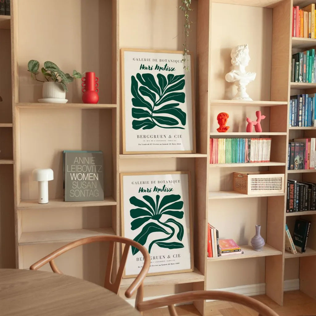 Matisse Botanical Green Forms – Set of 2 Posters