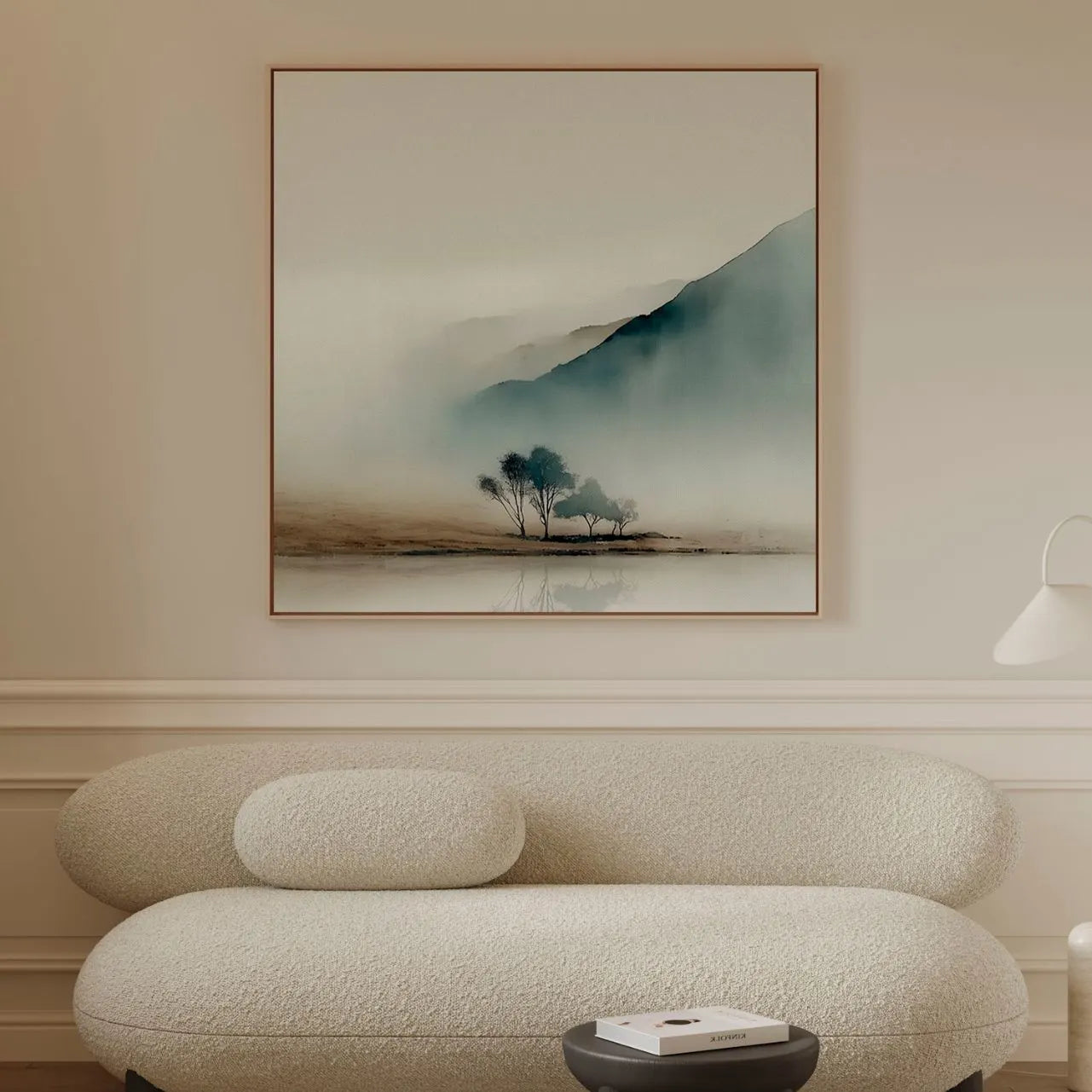 Toile encadrée – Brume du matin