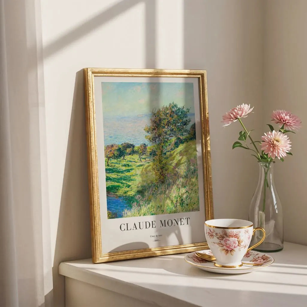 Claude Monet – Coup de vent (1881) Affiche