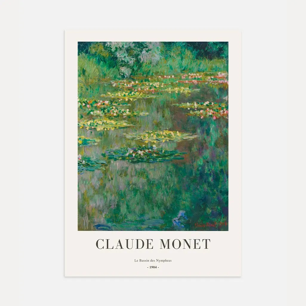 Claude Monet – Le Bassin des Nymphéas Affiche