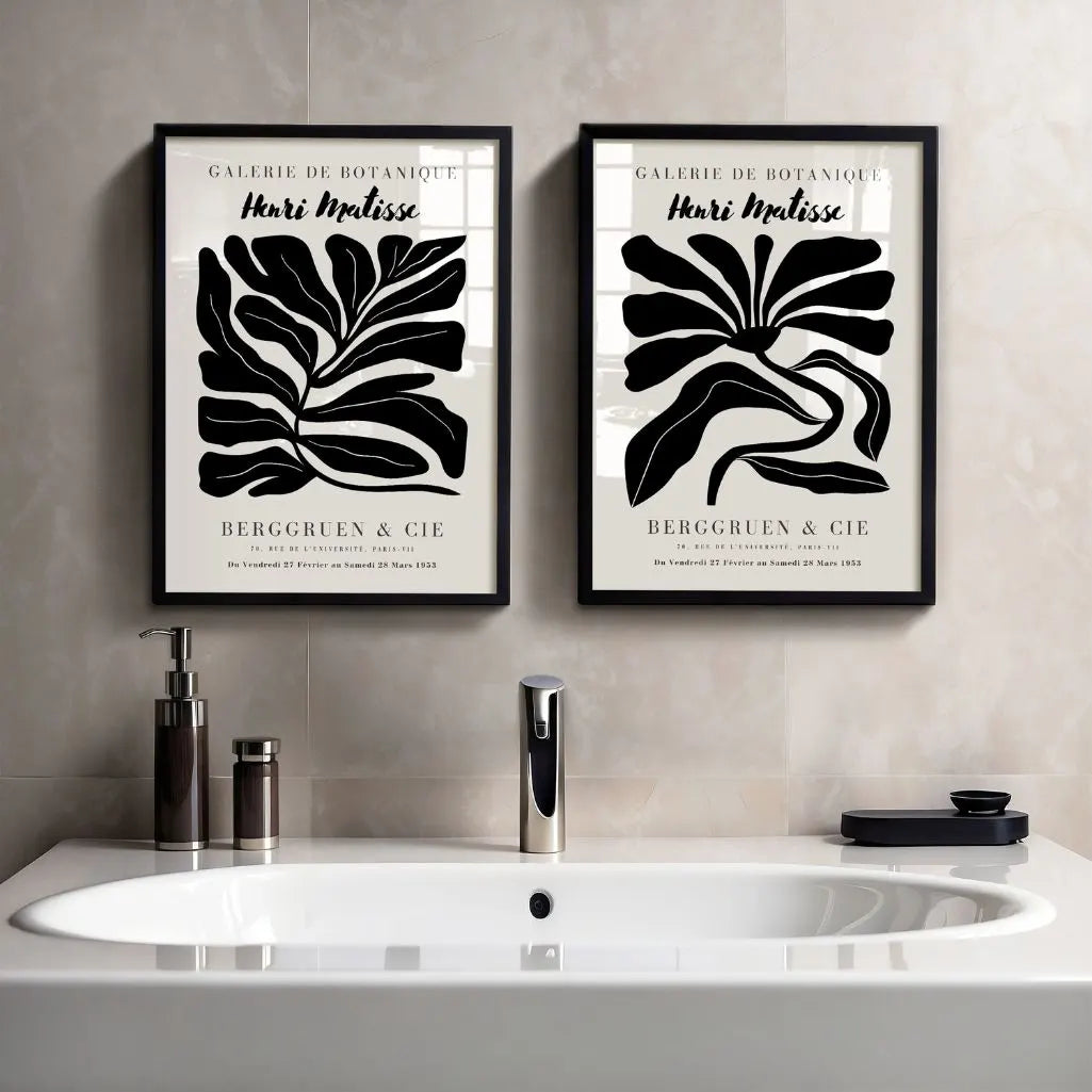 Matisse Abstract Plant Forms – Set of 2 Posters