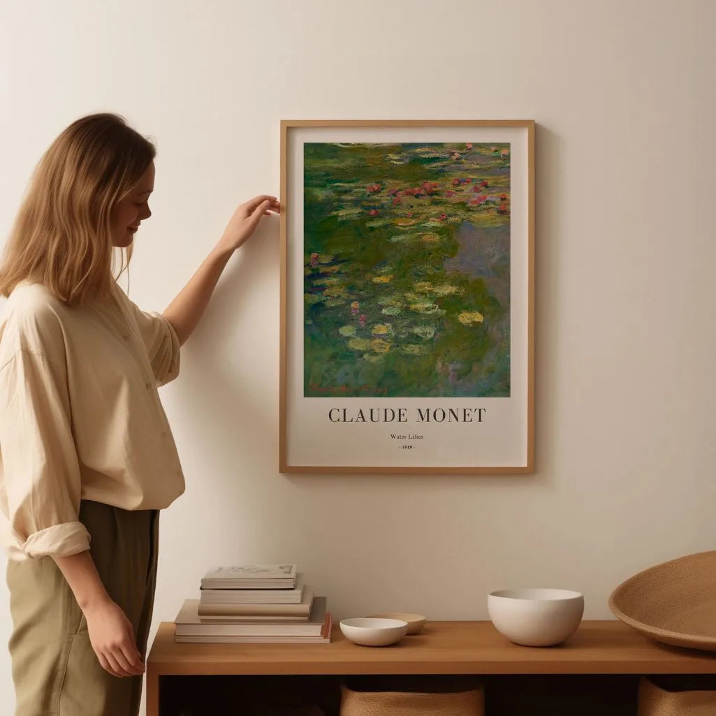 Claude Monet – Nymphéas Affiche 1919