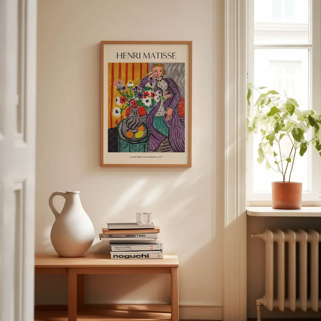 Henri Matisse Purple Robe Floral Poster
