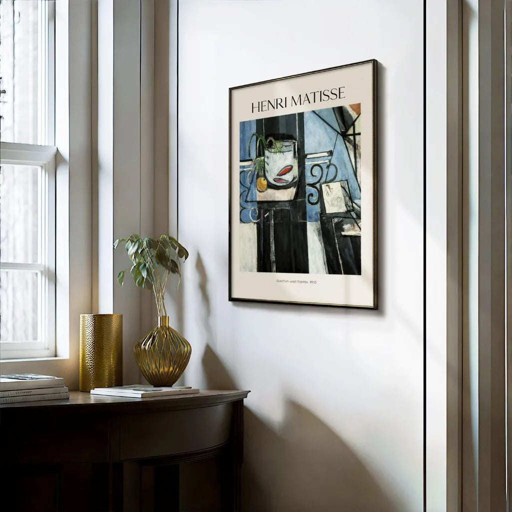 Henri Matisse Goldfish and Palette Poster