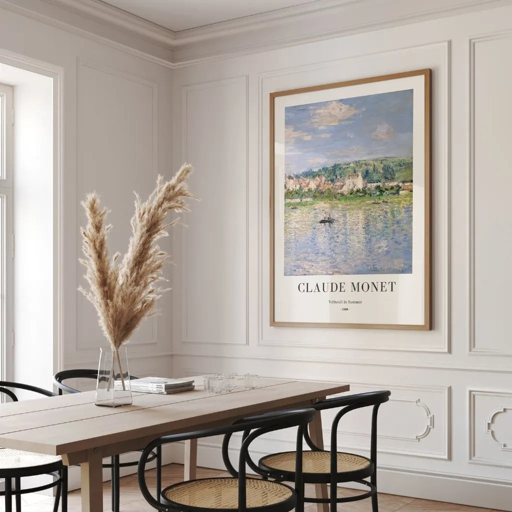 Claude Monet – Vétheuil en été (1880) Affiche