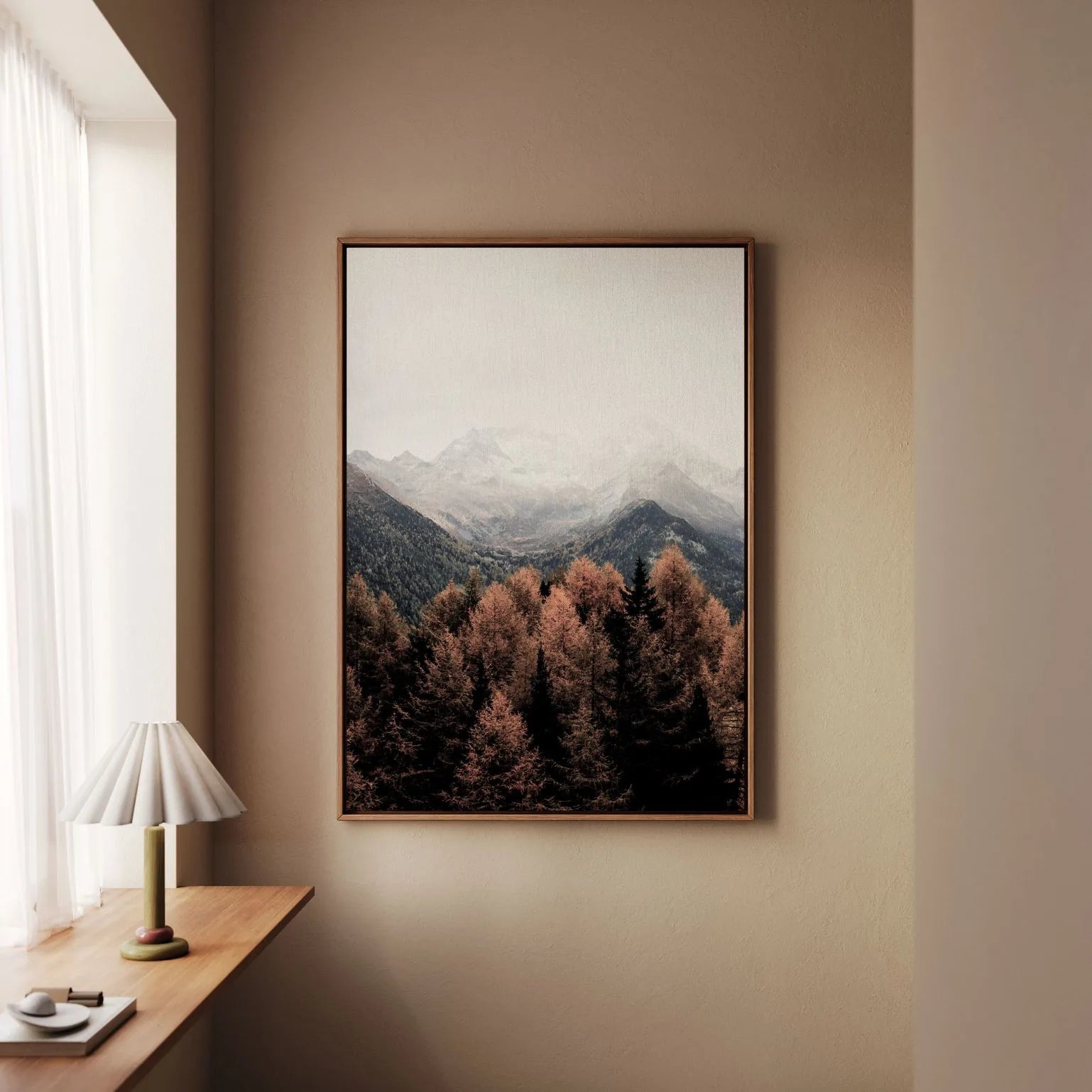 Toile encadrée - Souffle d’automne en montagne