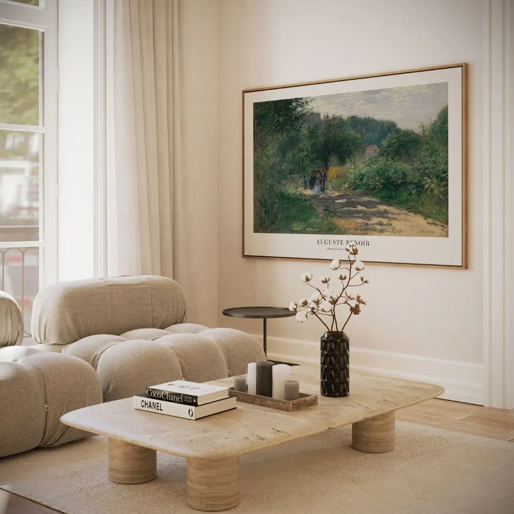 Auguste Renoir Road in Louveciennes Poster