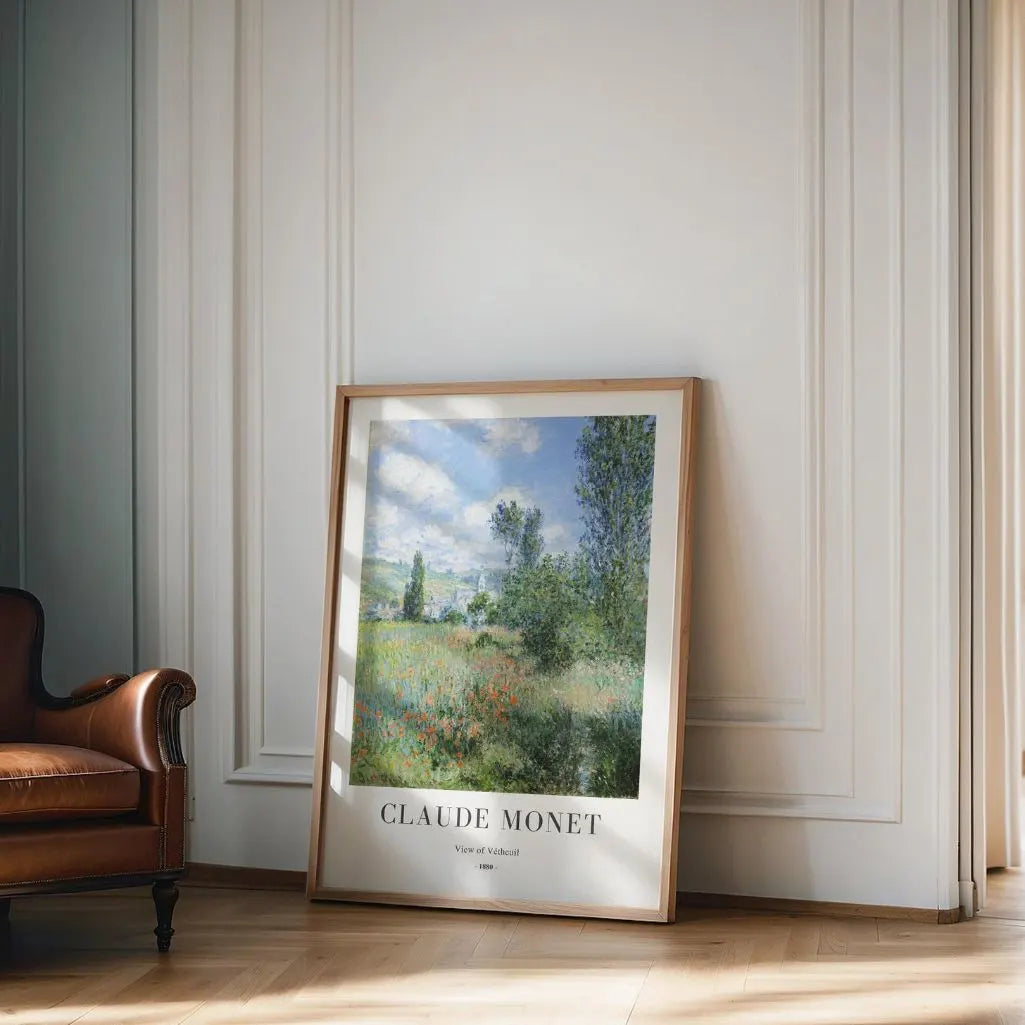 Claude Monet View of Vétheuil Poster