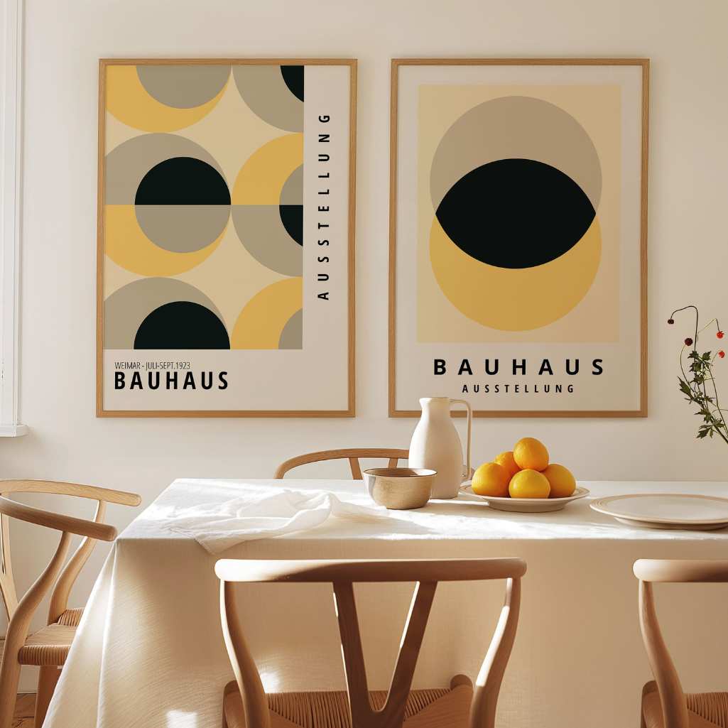 Bauhaus Jaune – Lot de 2 affiches