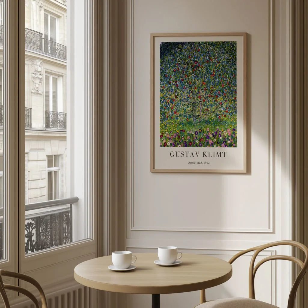 Gustav Klimt Apple Tree Poster