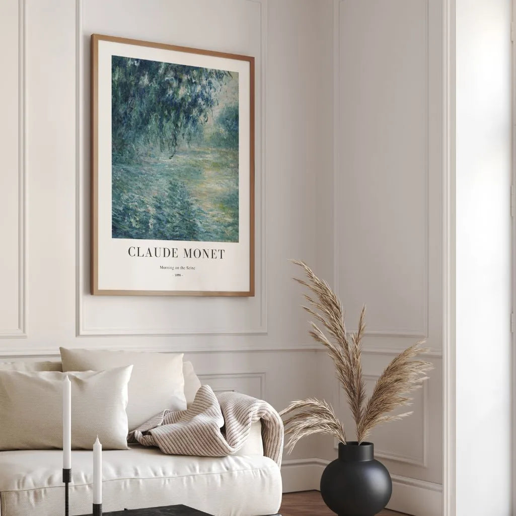 Claude Monet – Matin sur la Seine (1898) Affiche