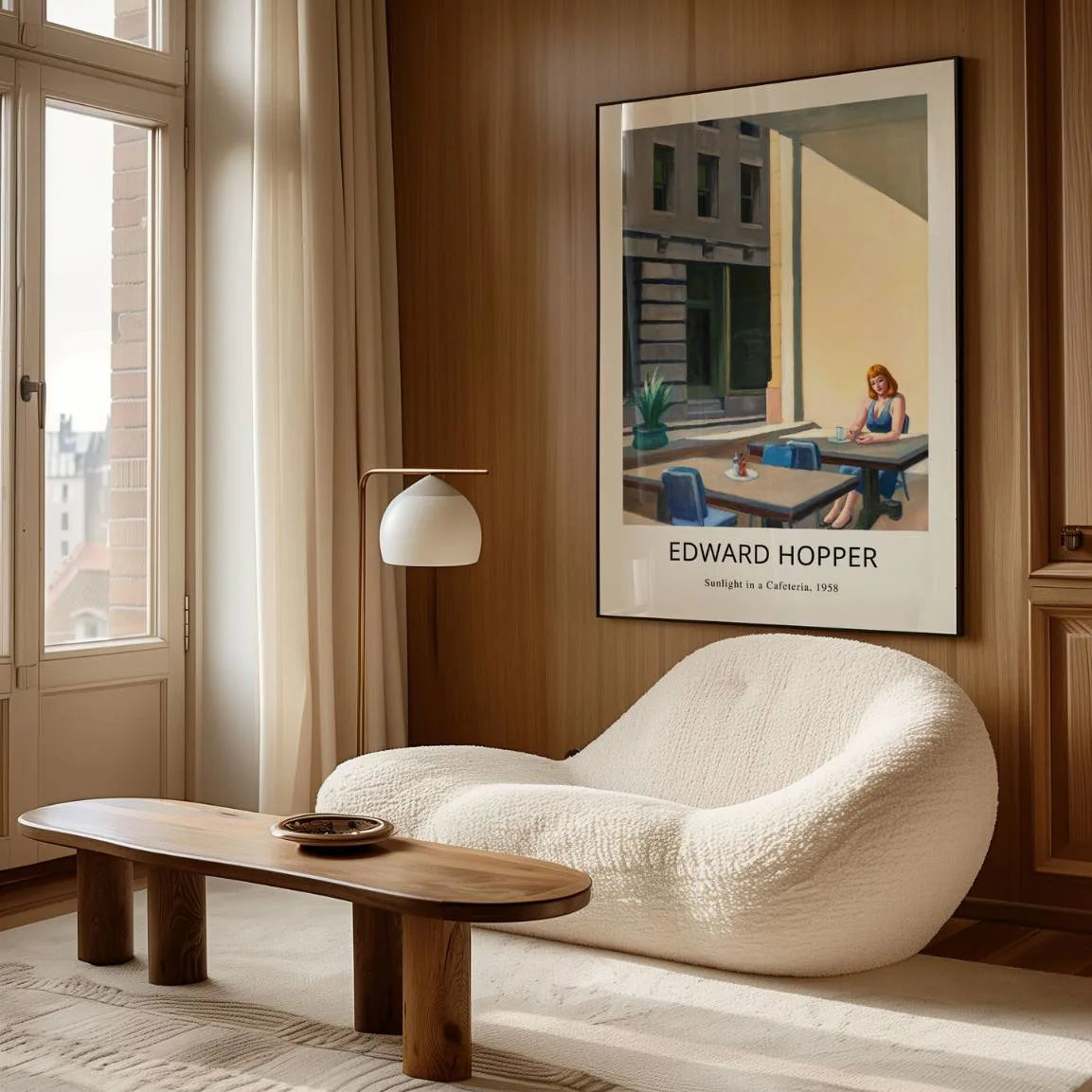 Edward Hopper Cafeteria Morning Light Poster