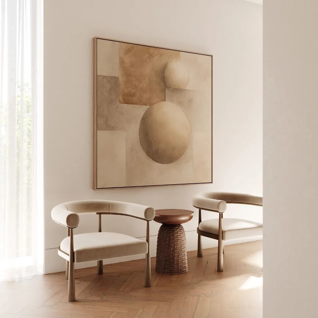 Toile encadrée – Harmonie géométrique