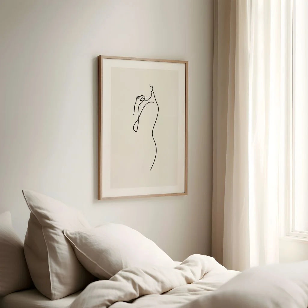 Affiche – Silhouette délicate