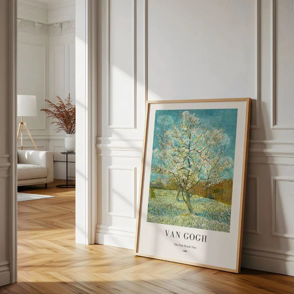 Vincent van Gogh Pink Peach Tree Poster