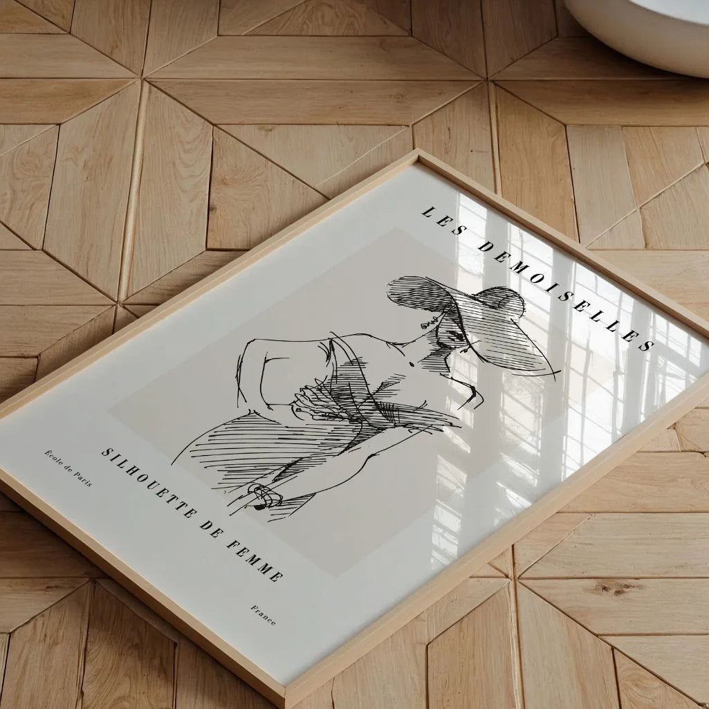 Affiche – Femme au chapeau