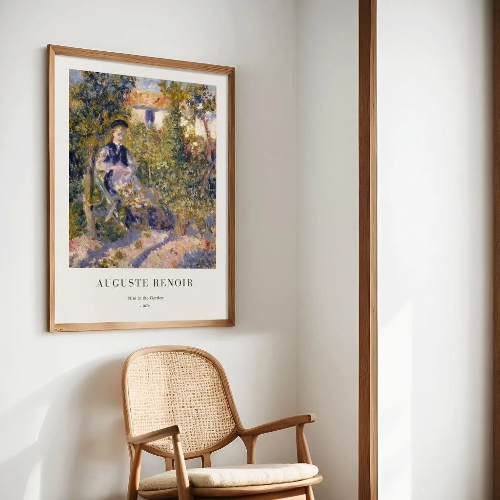Auguste Renoir – Nini au jardin Affiche