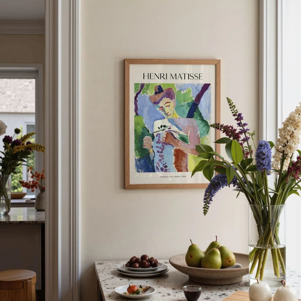 Henri Matisse Italian Modesty Poster