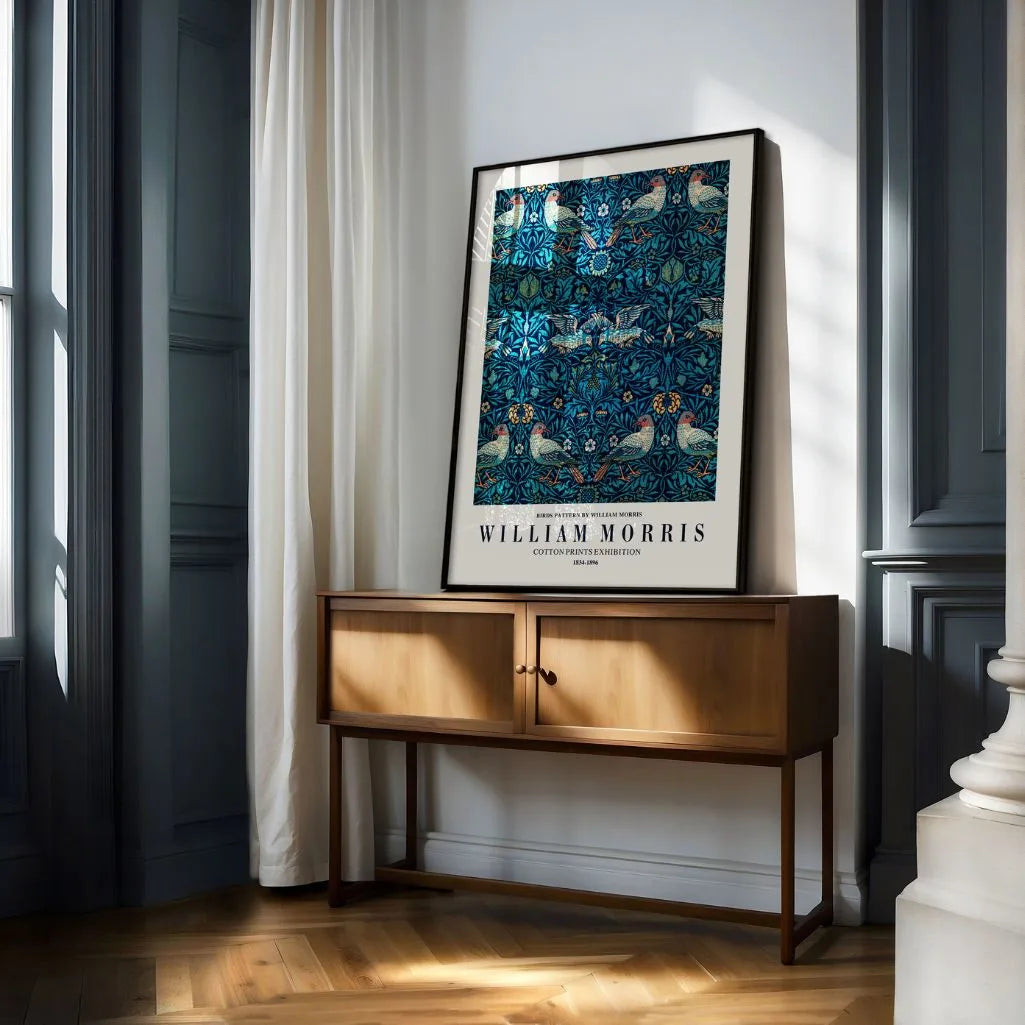 William Morris Birds Pattern Poster