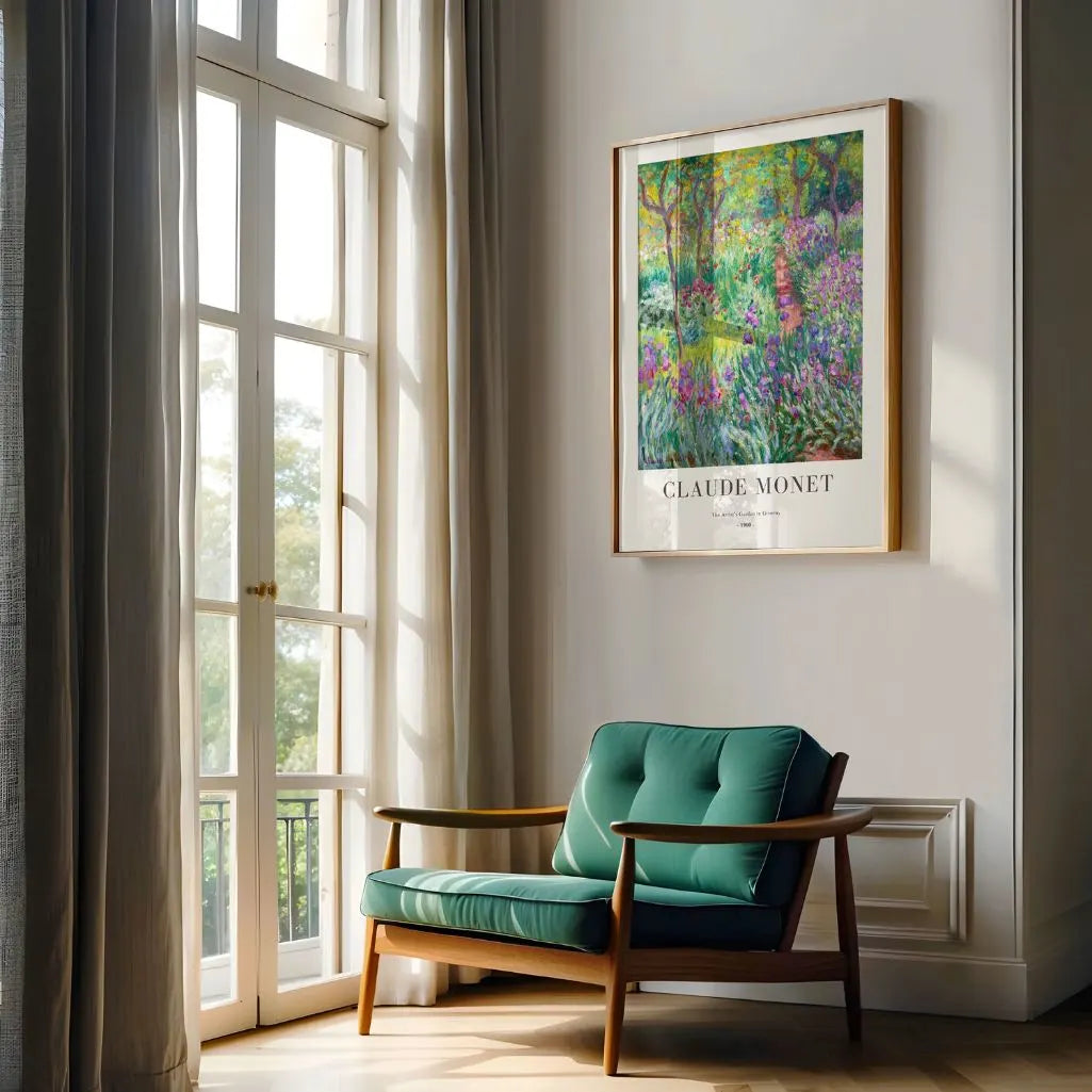 Claude Monet – Le Jardin de l’artiste à Giverny Affiche
