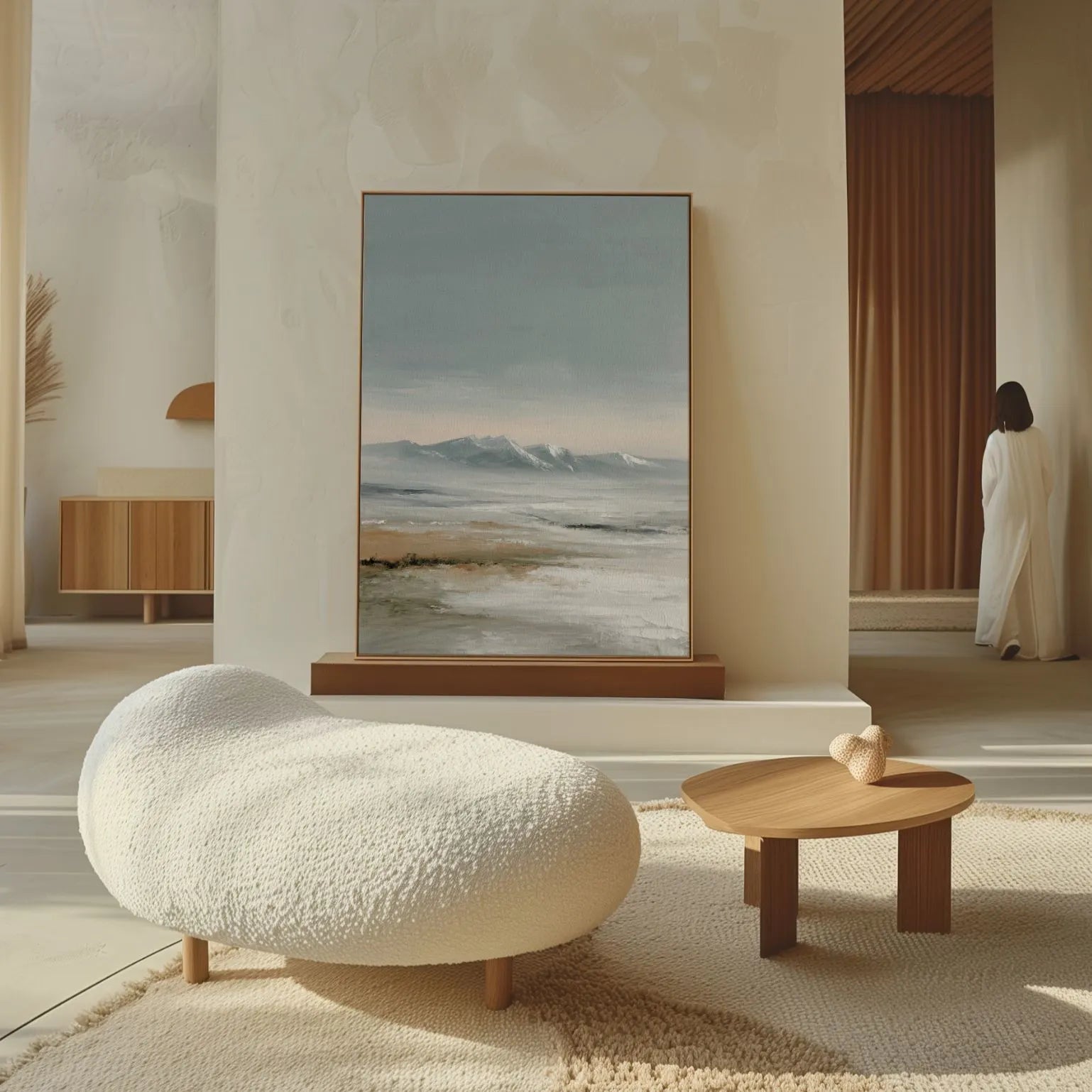 Toile encadrée – Murmure de l’horizon