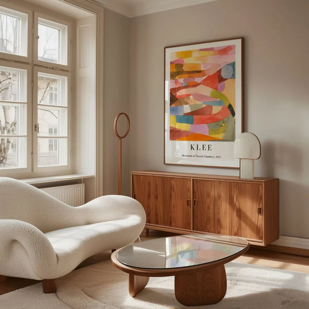 Paul Klee Abstract Architecture Poster