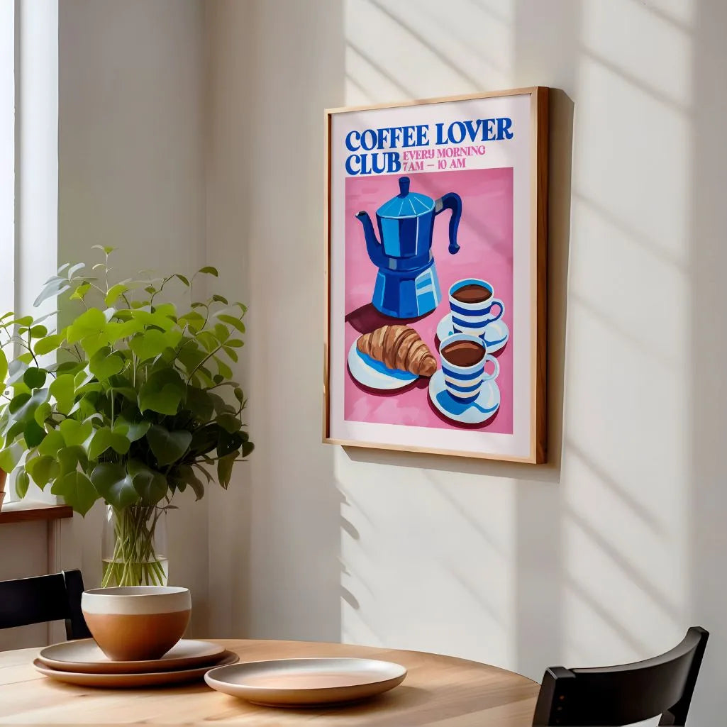 Coffee Lover Club Poster
