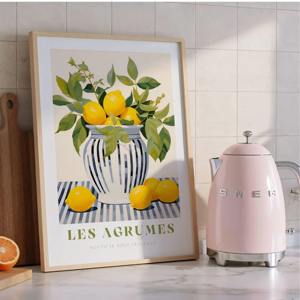 Affiche Vase de Citrons