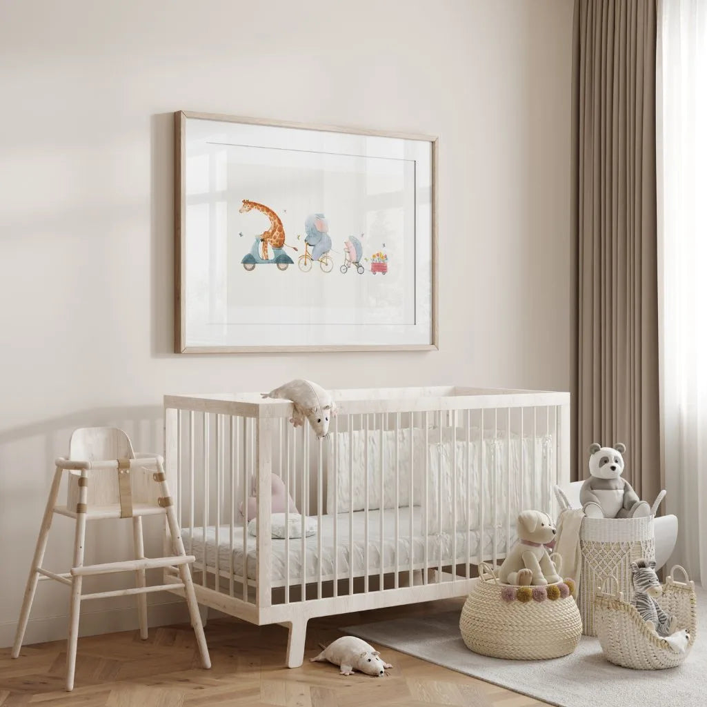 Animals on a Ride Poster