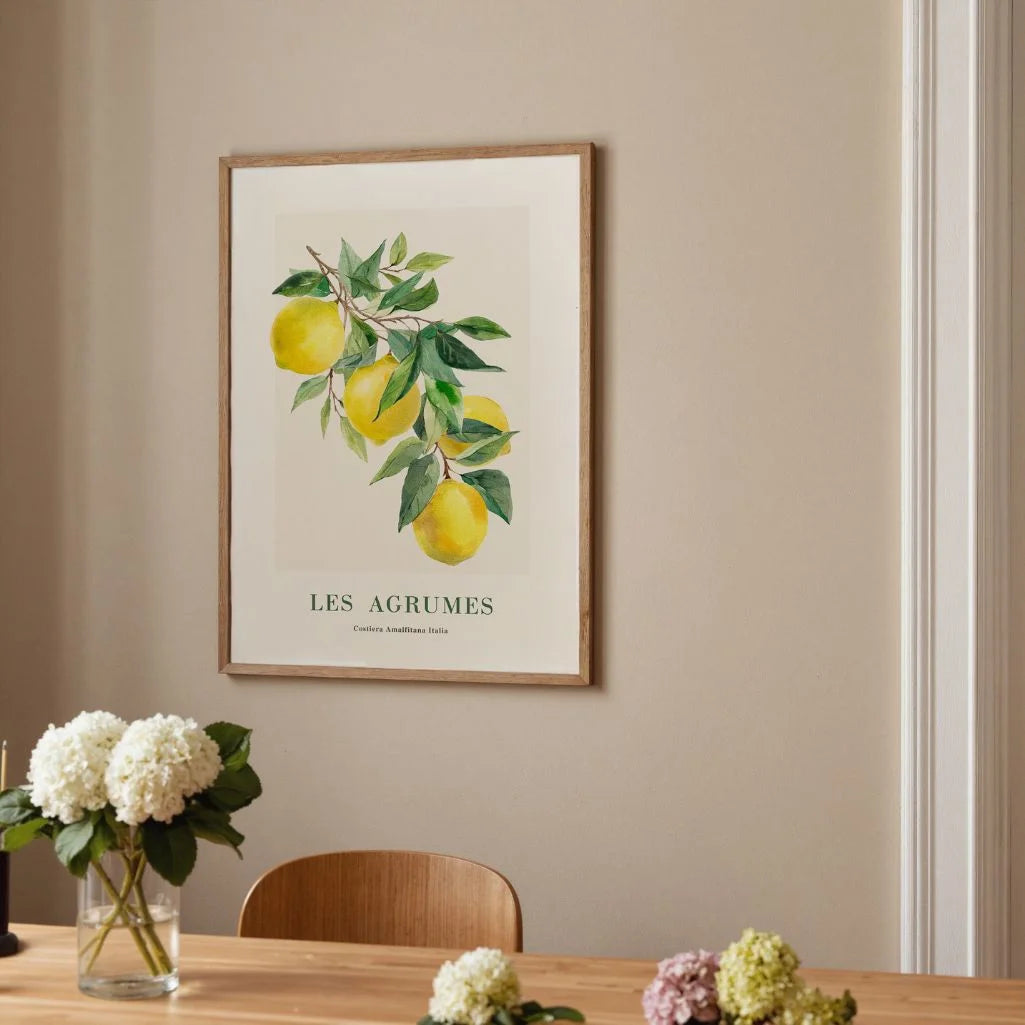 Affiche Citrons - Amalfi 
