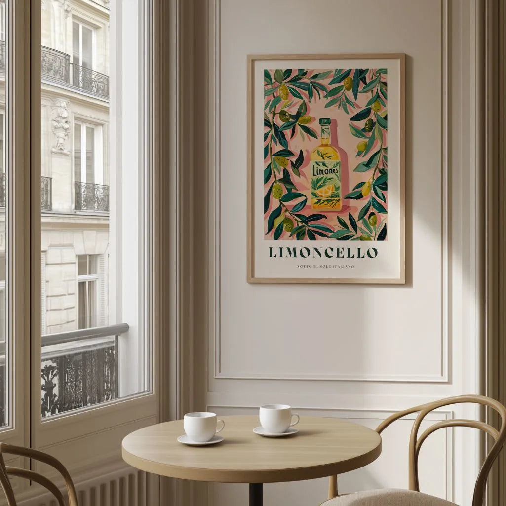 Affiche Illustration Limoncello