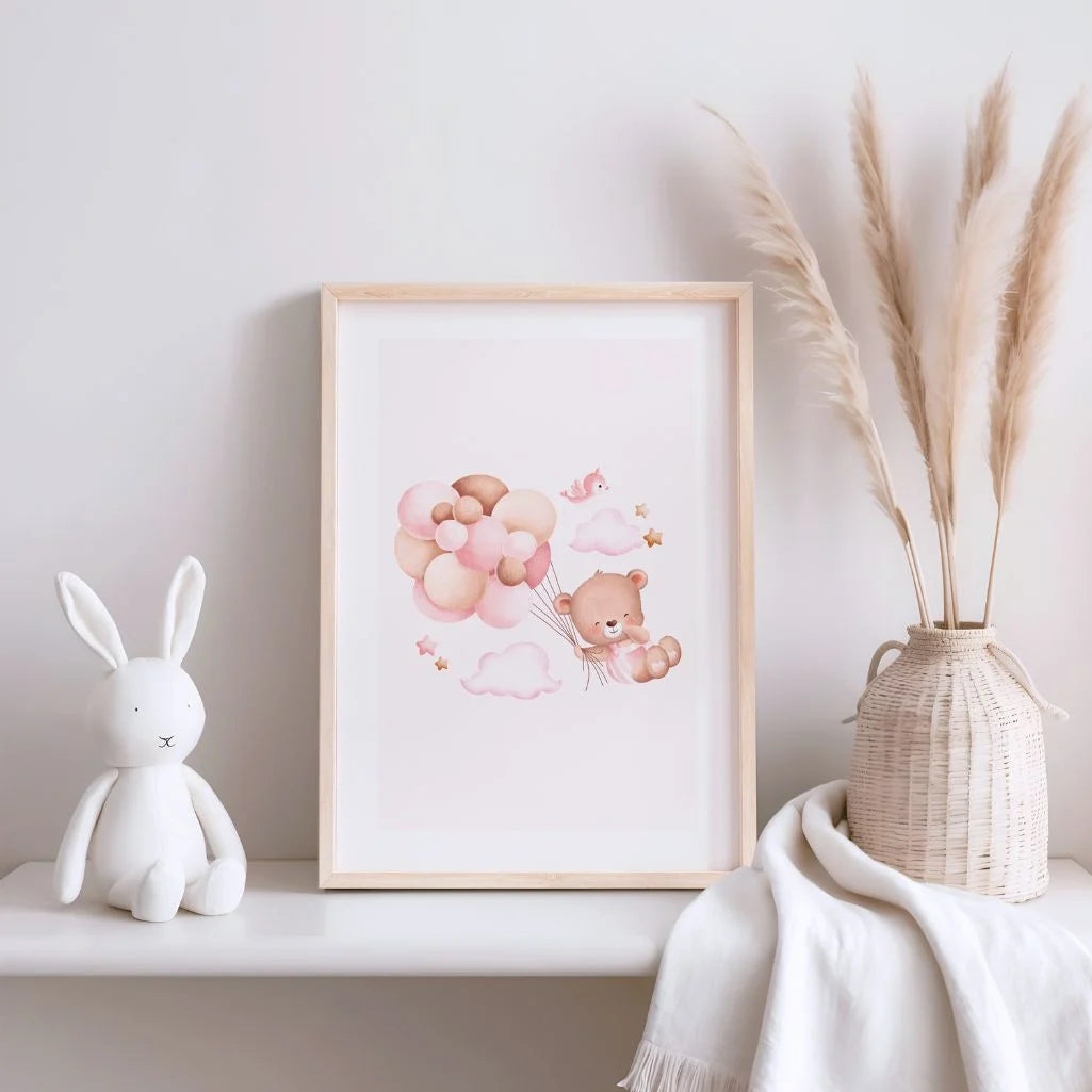 Bear In The Clouds Poster