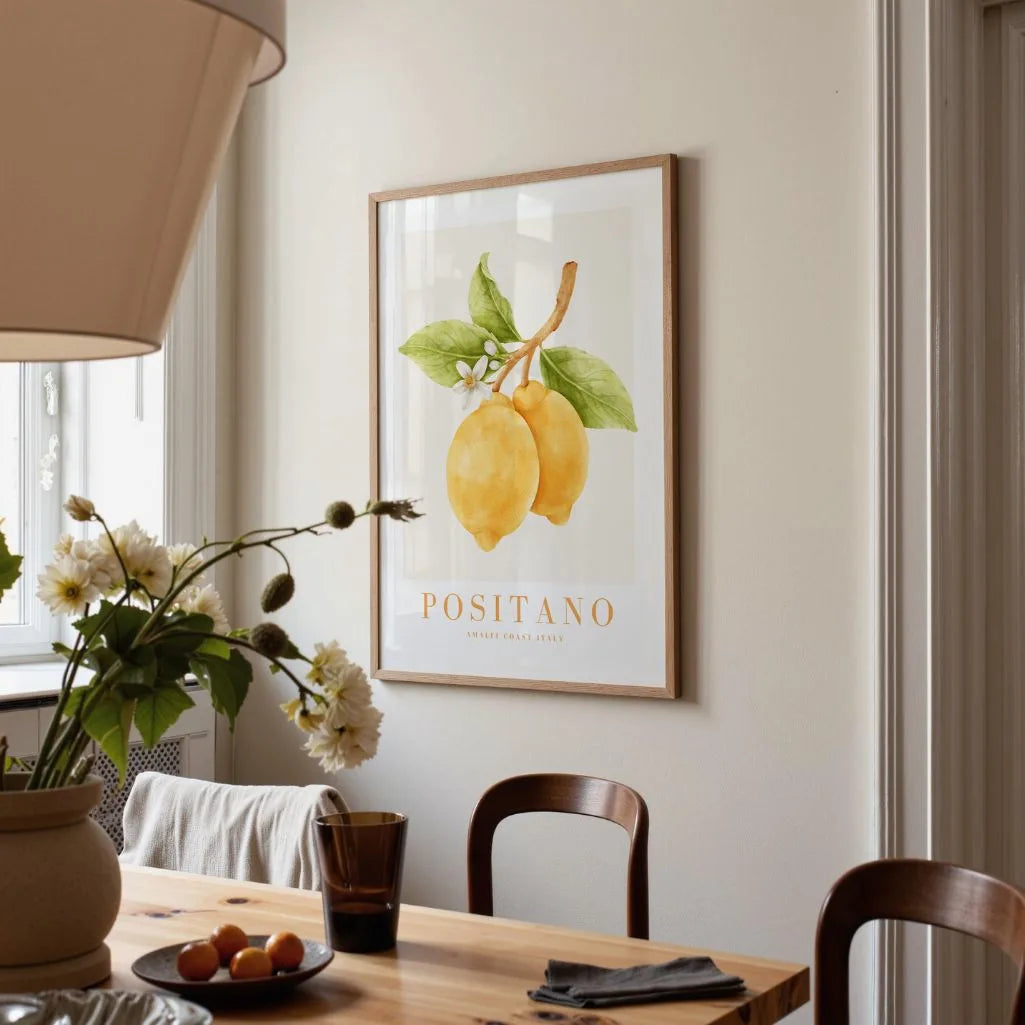 Affiche Citrons Positano