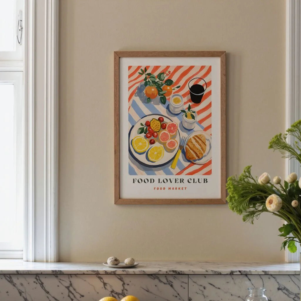 Picnic Breakfast Poster