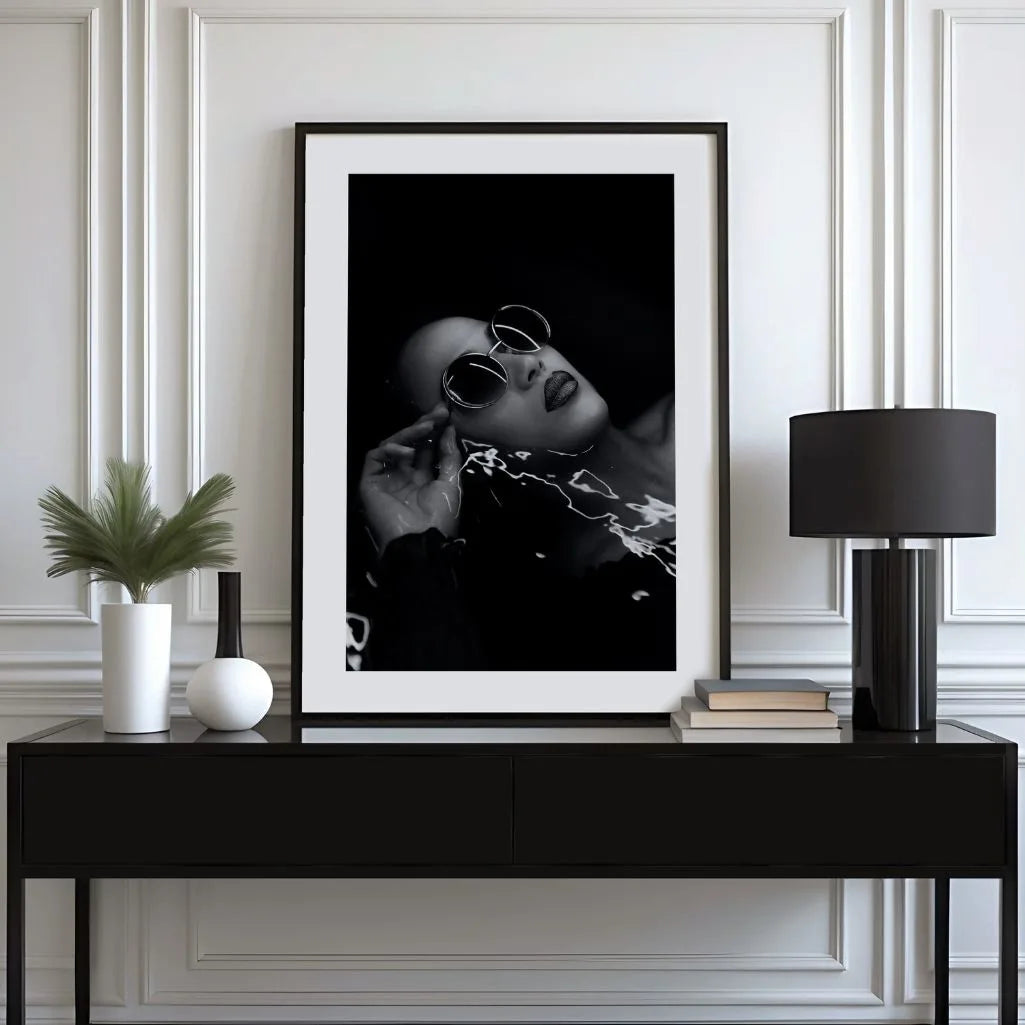 Noir Glamour Woman Poster