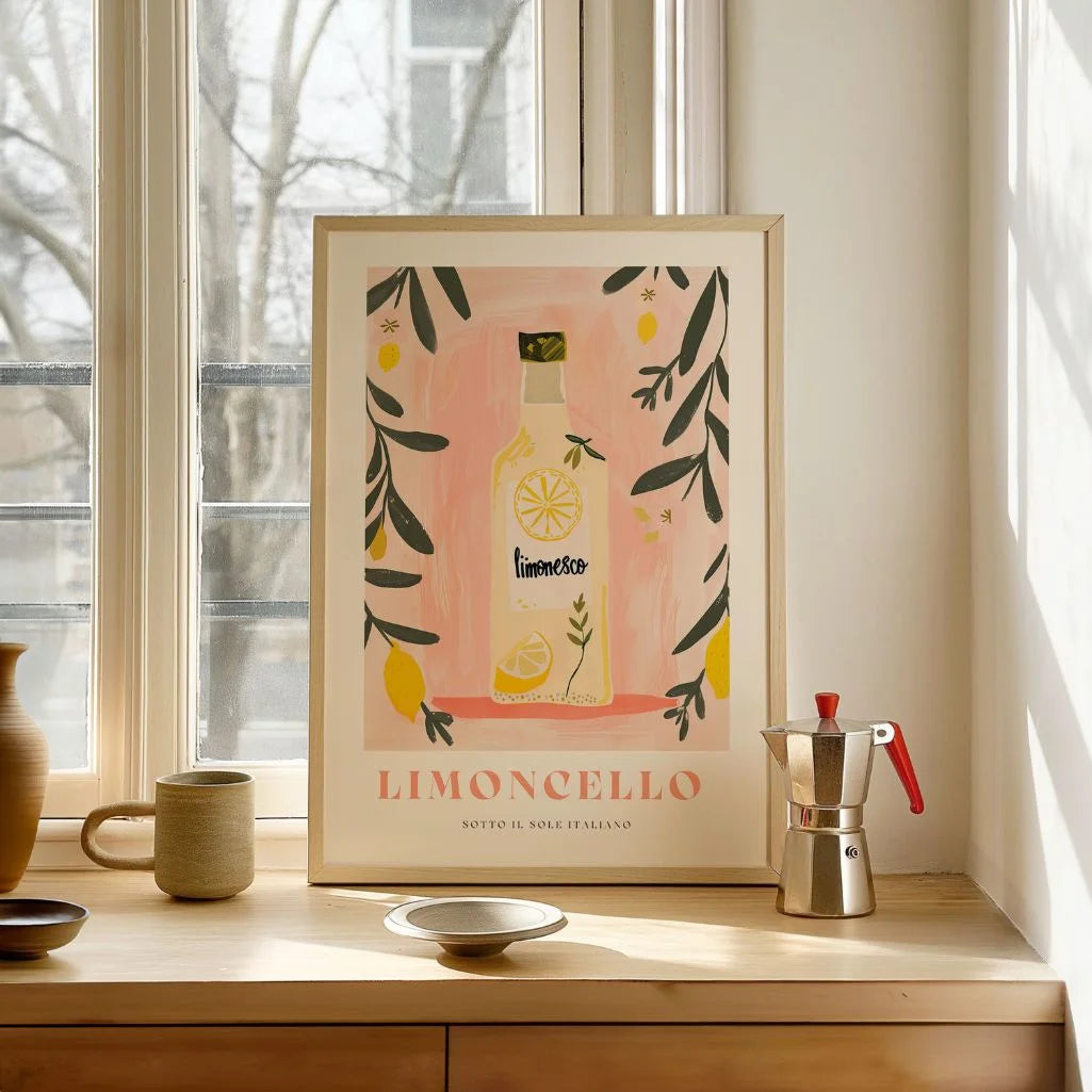 Affiche Limoncello Méditerranée