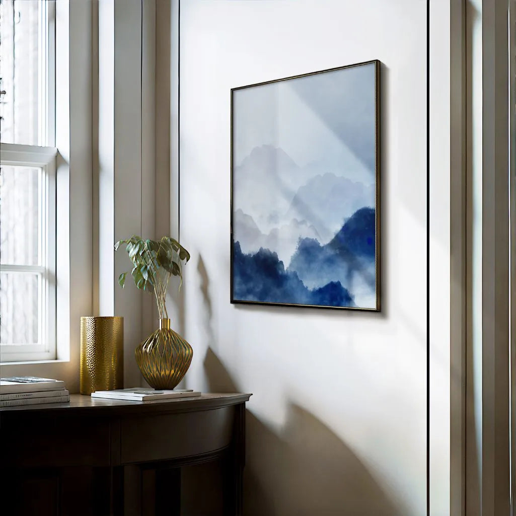 Blue Mountain Mist Poster