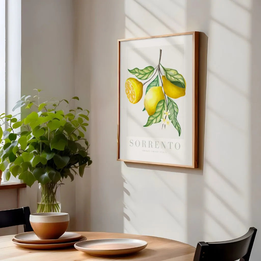 Affiche Citrons Sorrento