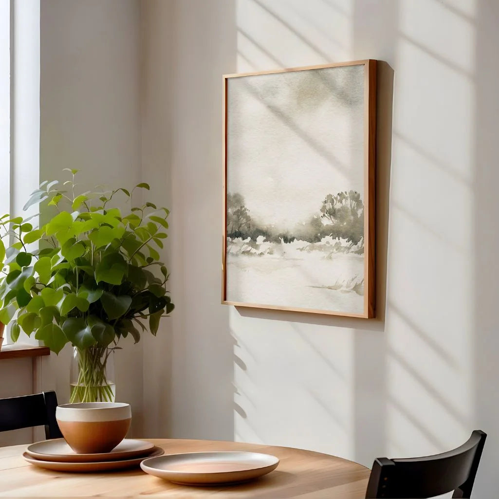 Watercolor Landscape Poster