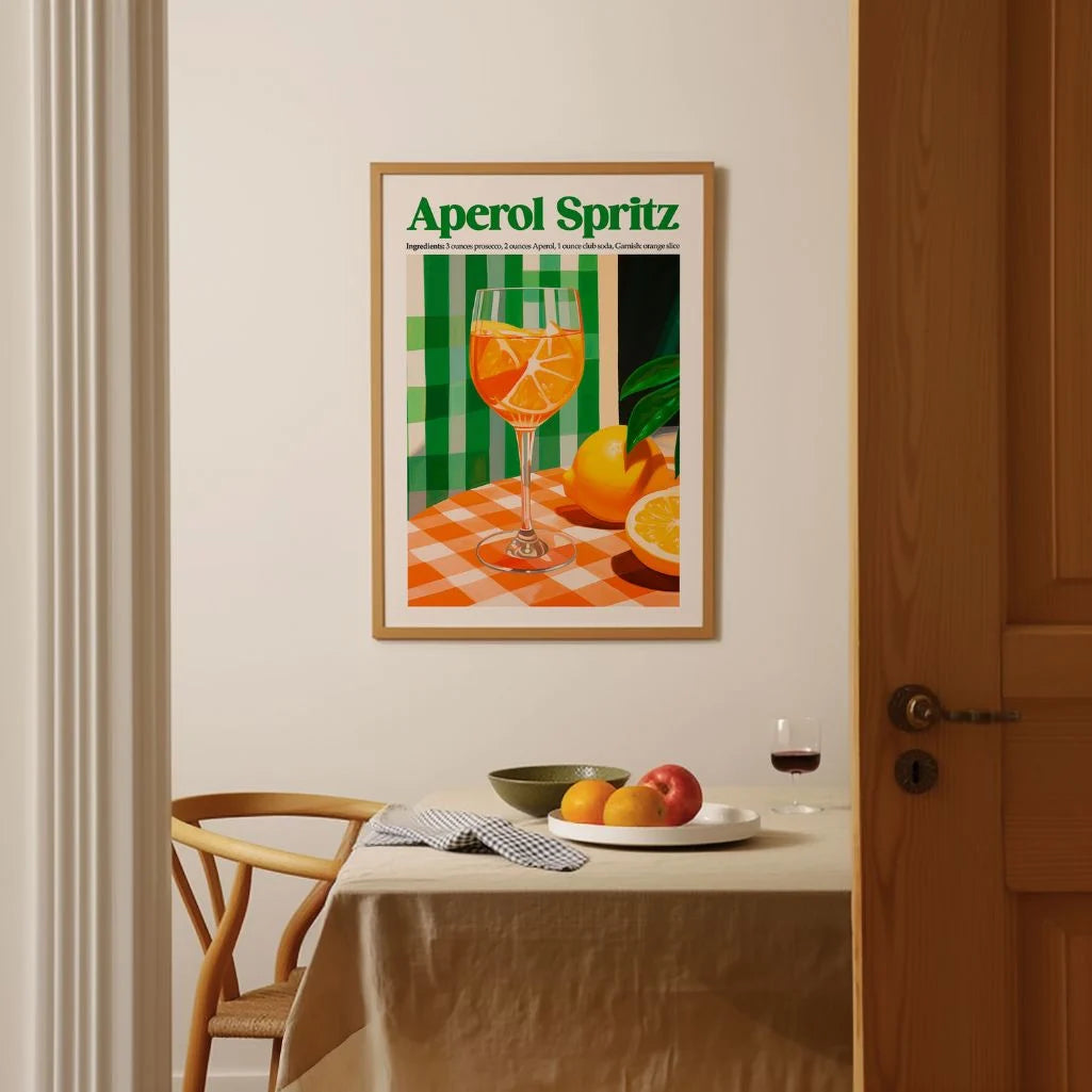 Aperol Spritz Citrus Poster