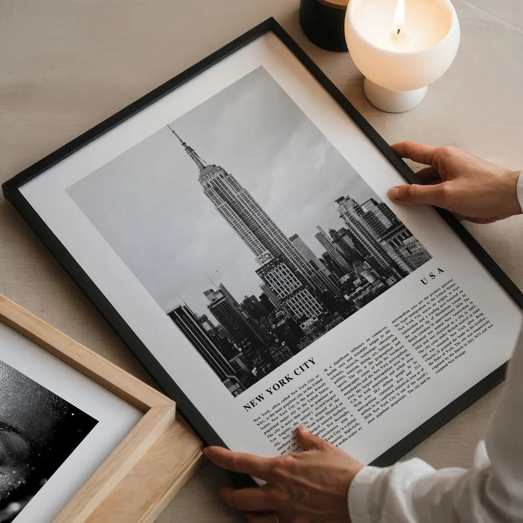 New York Skyline Empire State Poster