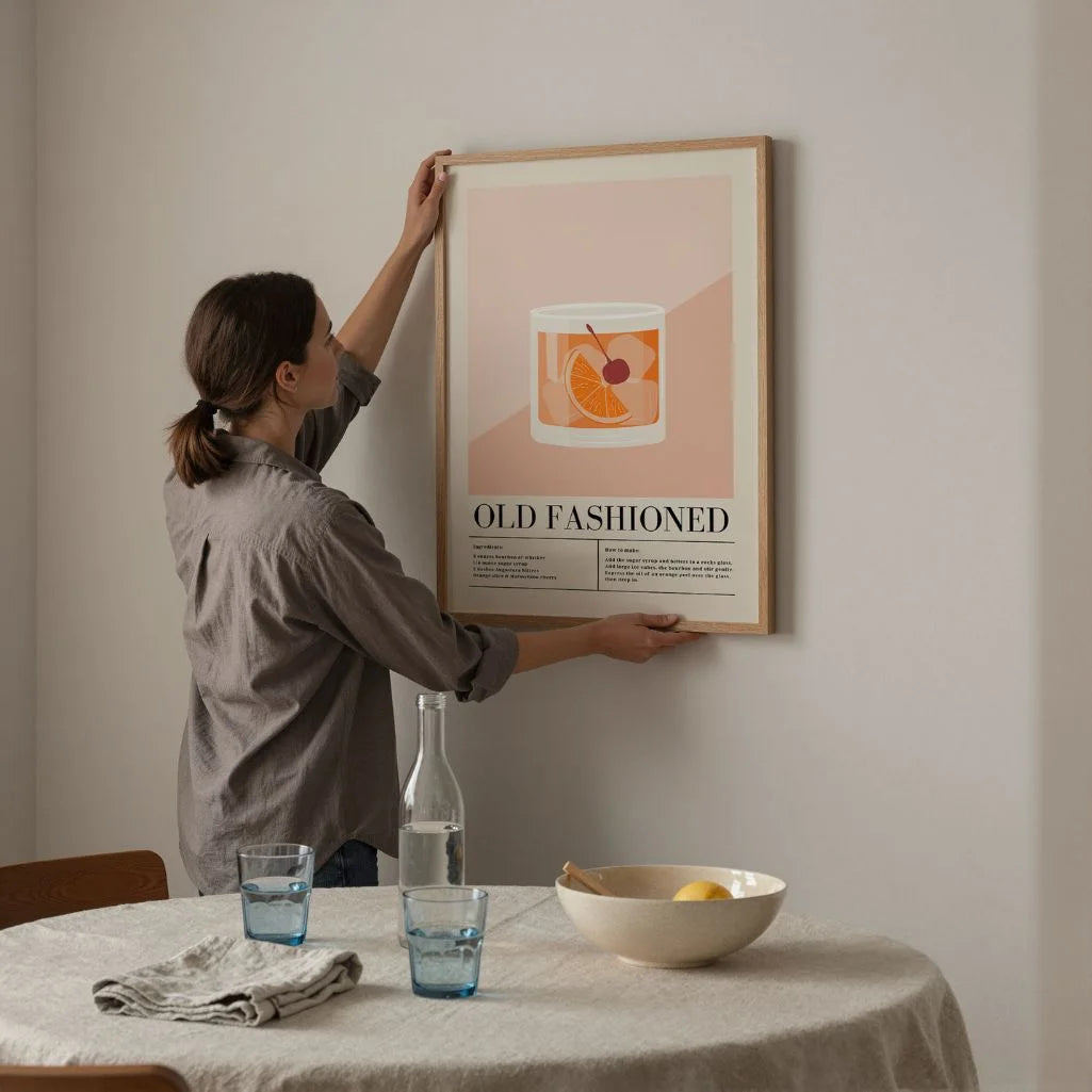 Affiche Cocktail Old Fashioned