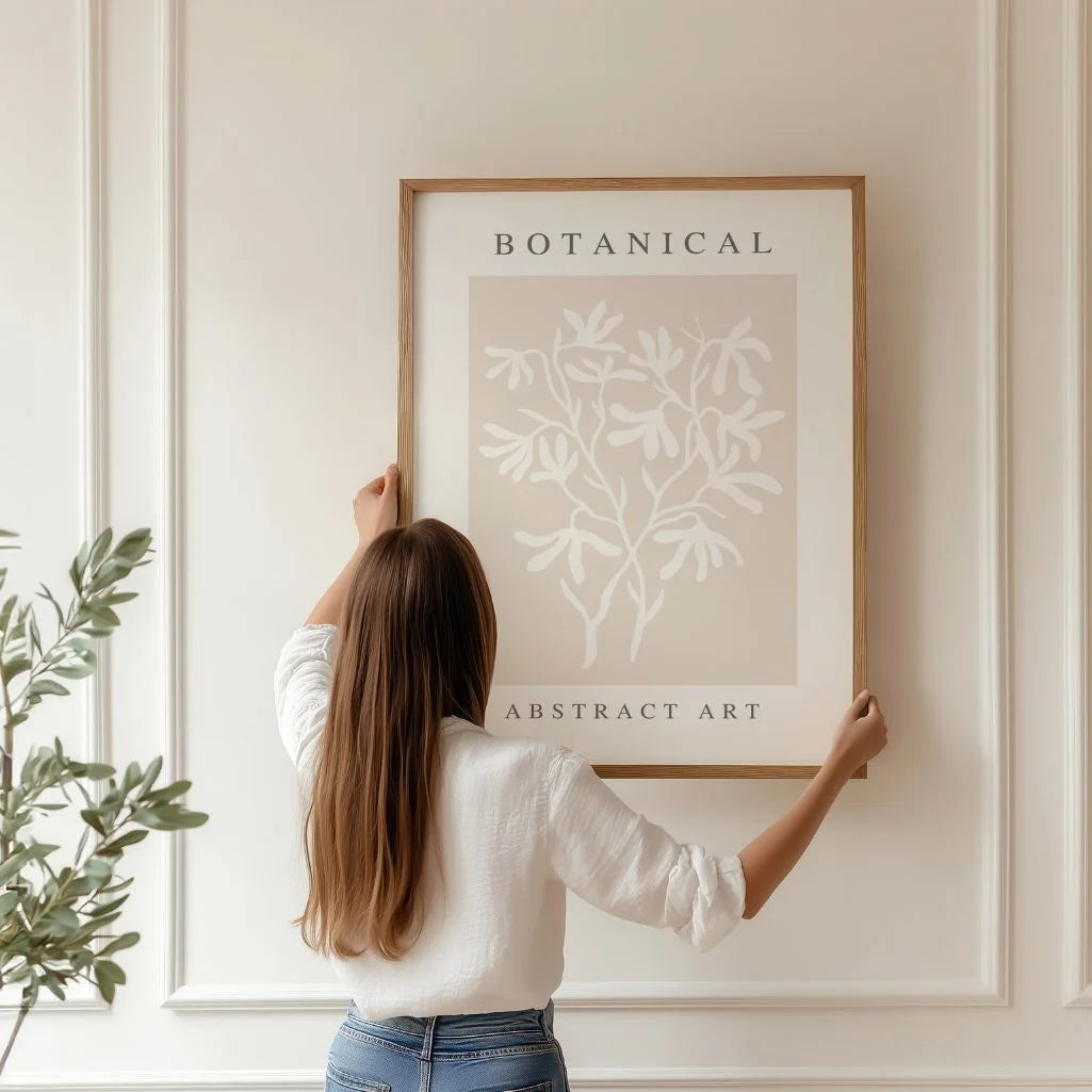 Botanical Beige Poster