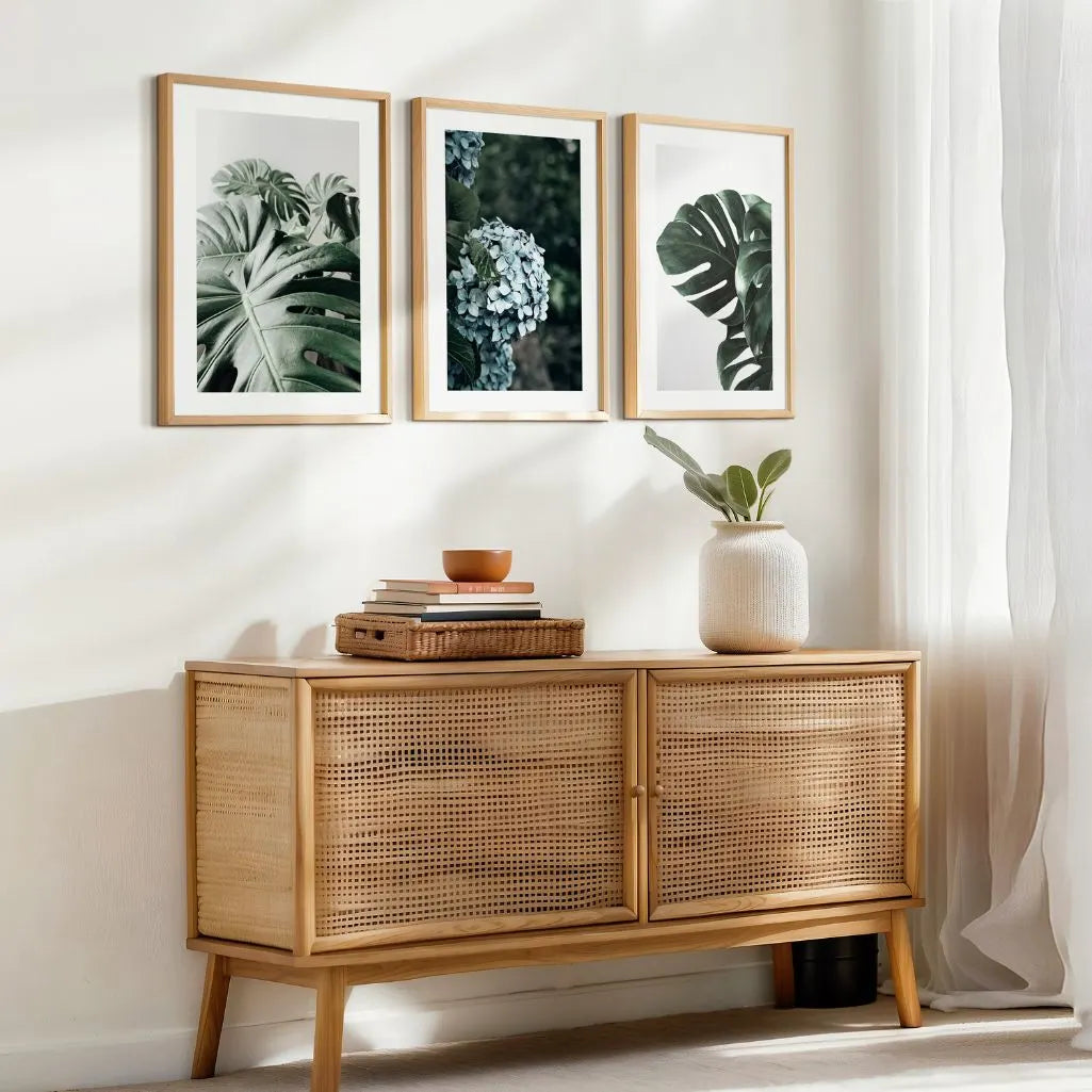 Green Botanical Prints – Set of 3