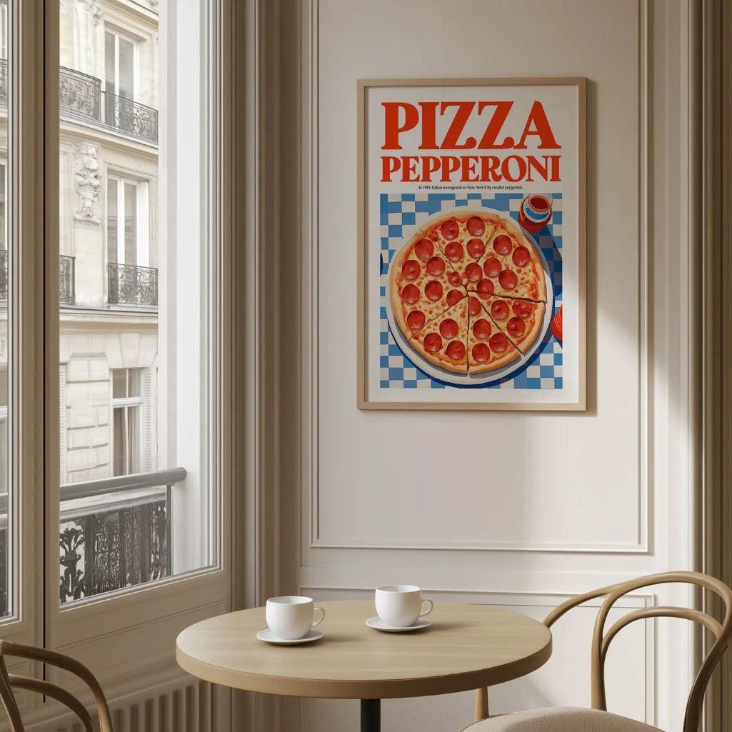 Pepperoni Pizza Poster