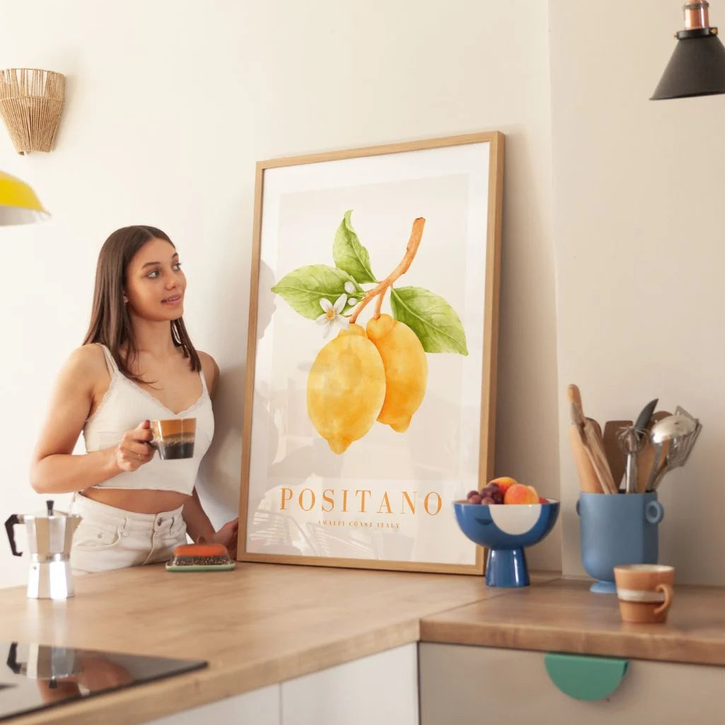 Affiche Citrons Positano